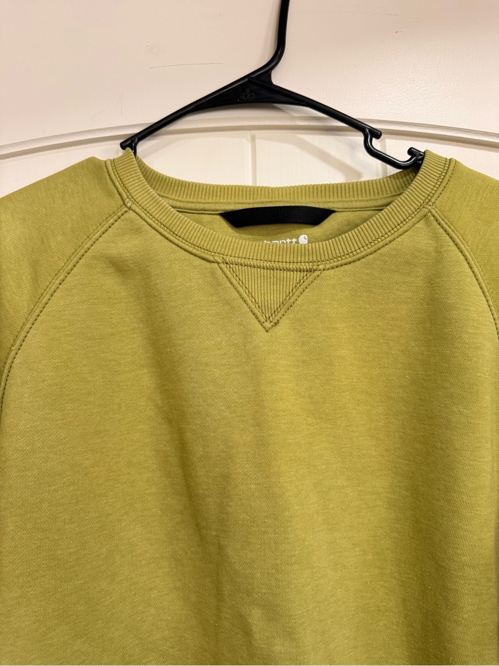 Carhartt Men's Crewneck Sweatshirt in Olive - Picture 3 of 6